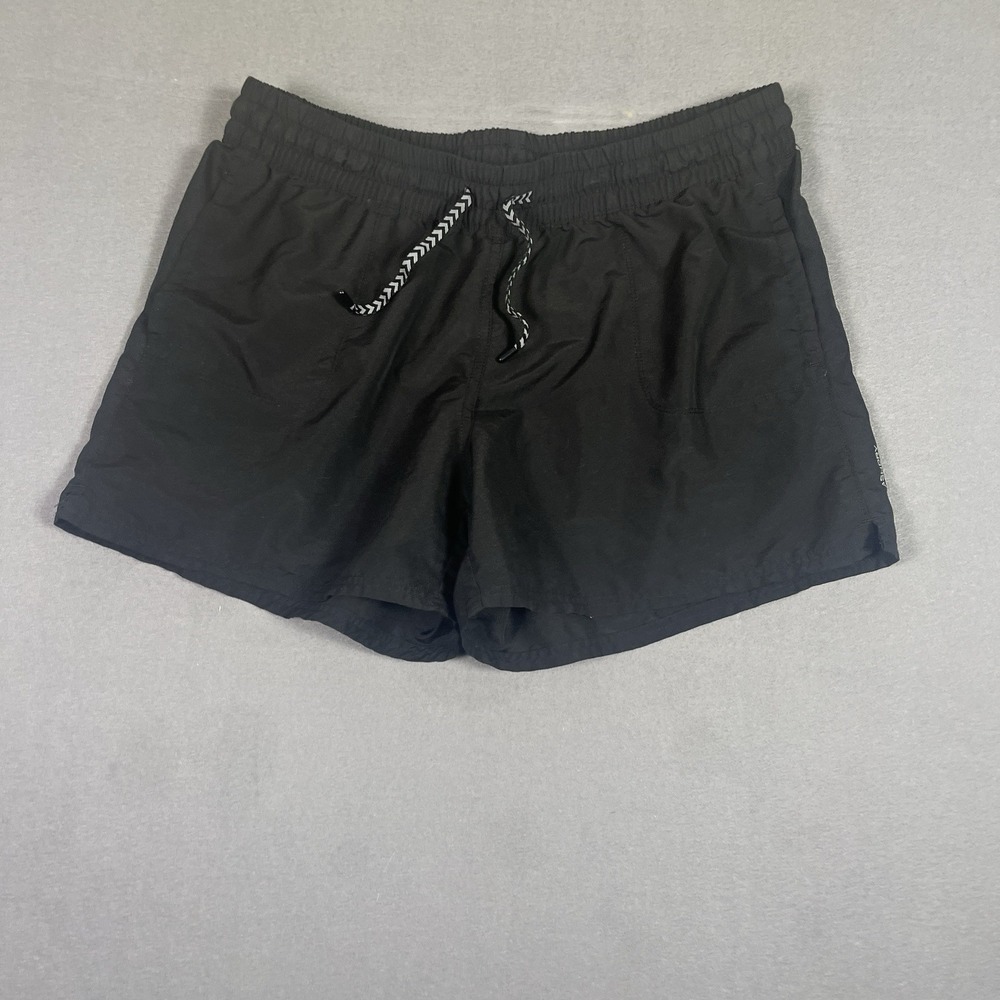 The North Face Women’s Black Pull-On Shorts Size Large Elastic Waist Logo